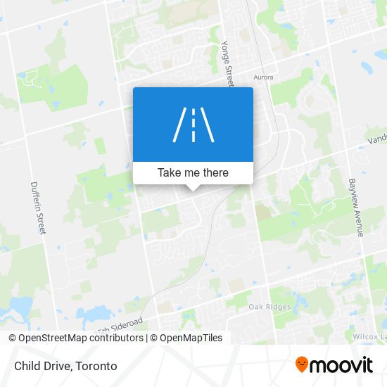 Child Drive map