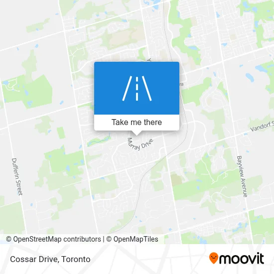 Cossar Drive map