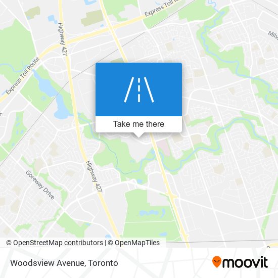 Woodsview Avenue map
