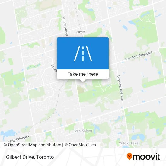 Gilbert Drive map