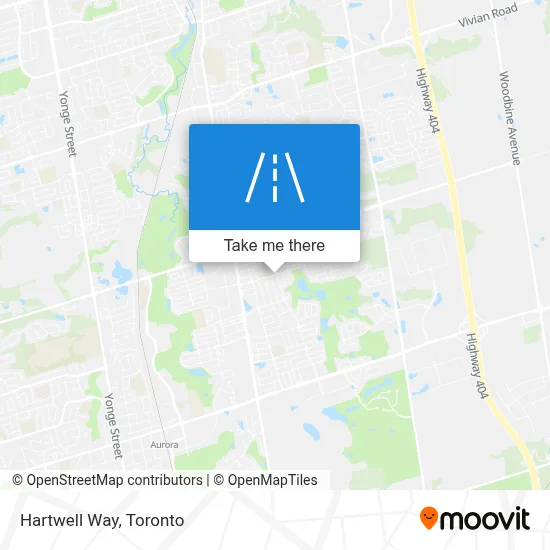 Hartwell Way map