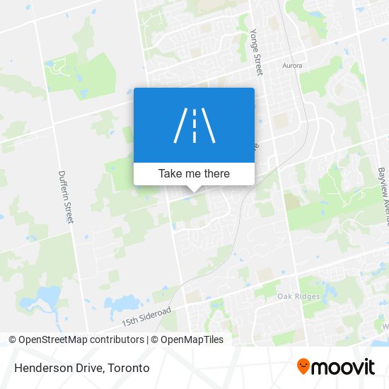 Henderson Drive map