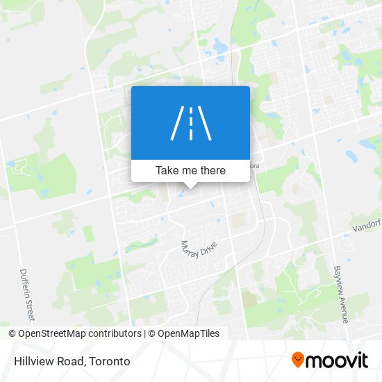 Hillview Road map