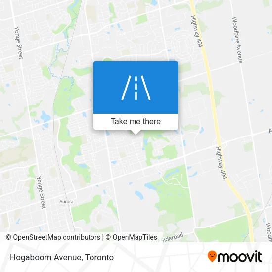 Hogaboom Avenue map