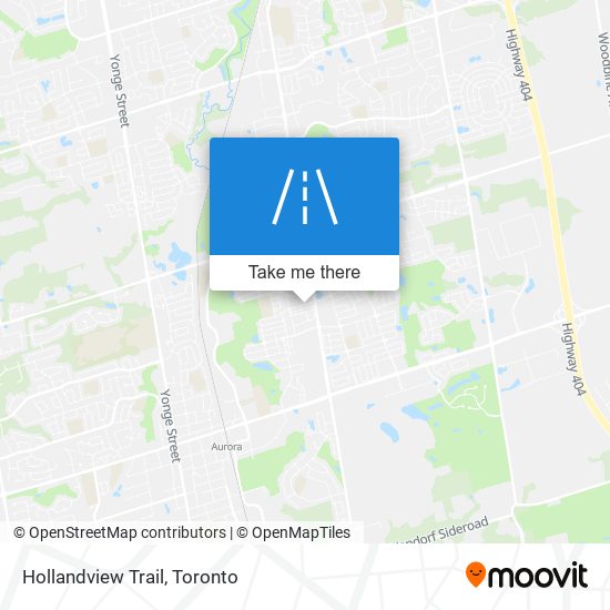 Hollandview Trail map