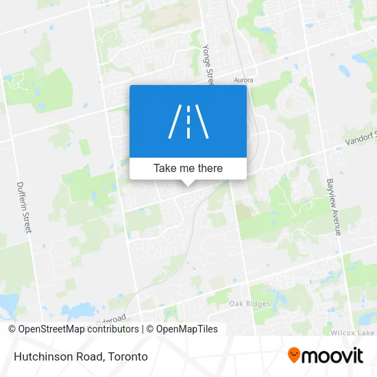 Hutchinson Road map