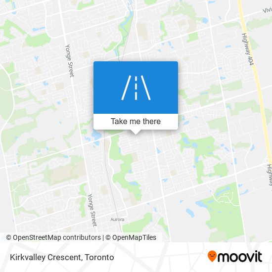 Kirkvalley Crescent map