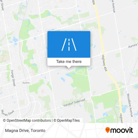 Magna Drive map