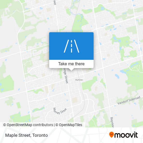 Maple Street map