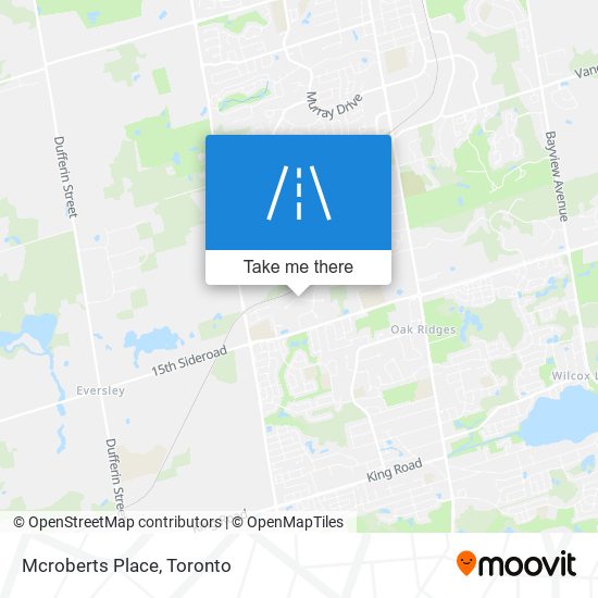 Mcroberts Place map