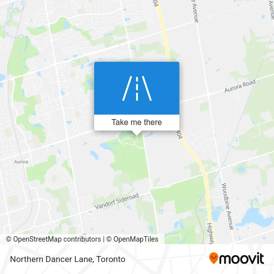 Northern Dancer Lane map