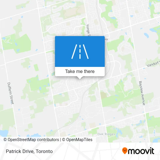 Patrick Drive map