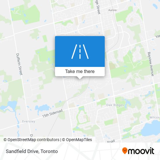 Sandfield Drive map