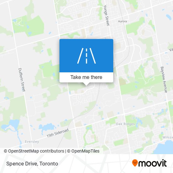 Spence Drive map