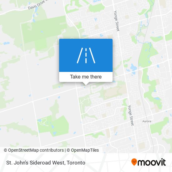 St. John's Sideroad West map