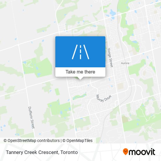 Tannery Creek Crescent map