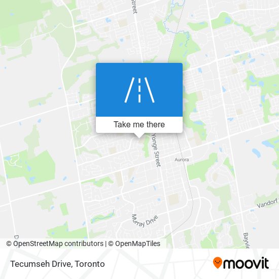 Tecumseh Drive map