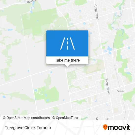 Treegrove Circle map