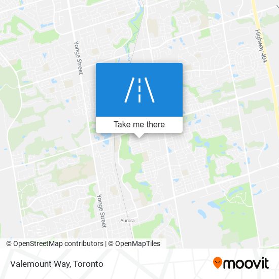 Valemount Way map