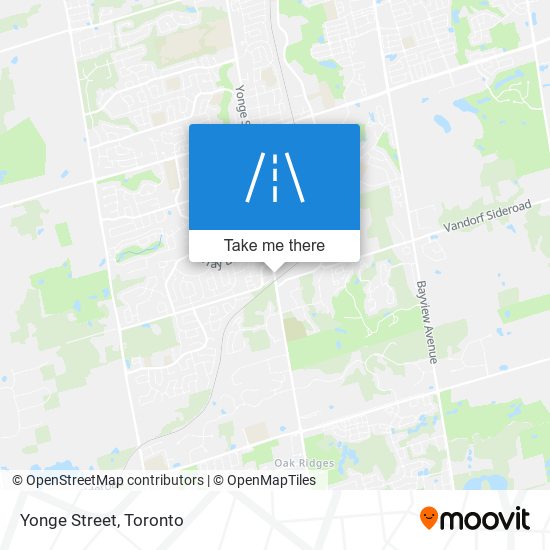 Yonge Street map