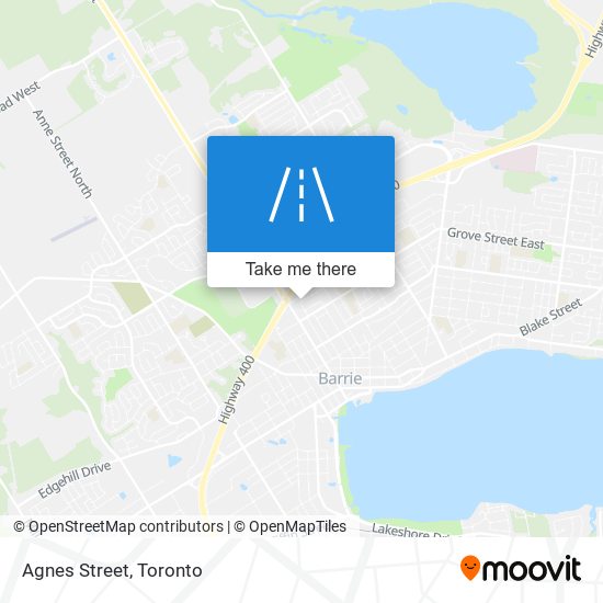 Agnes Street map