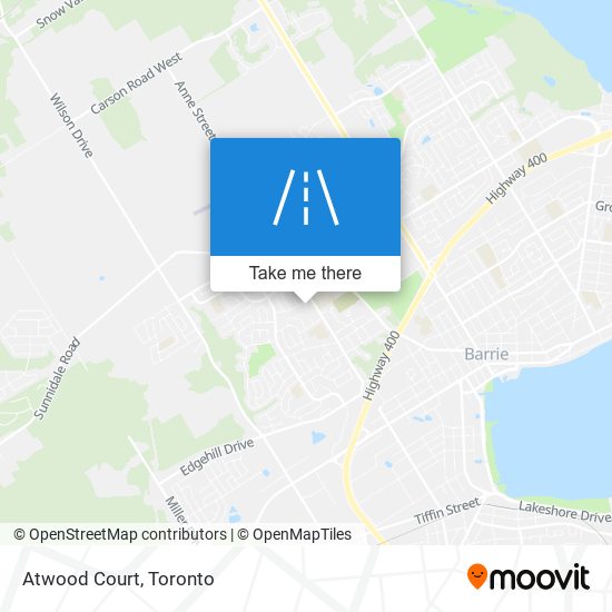 Atwood Court map