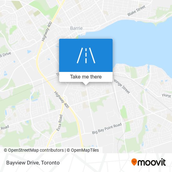 Bayview Drive map