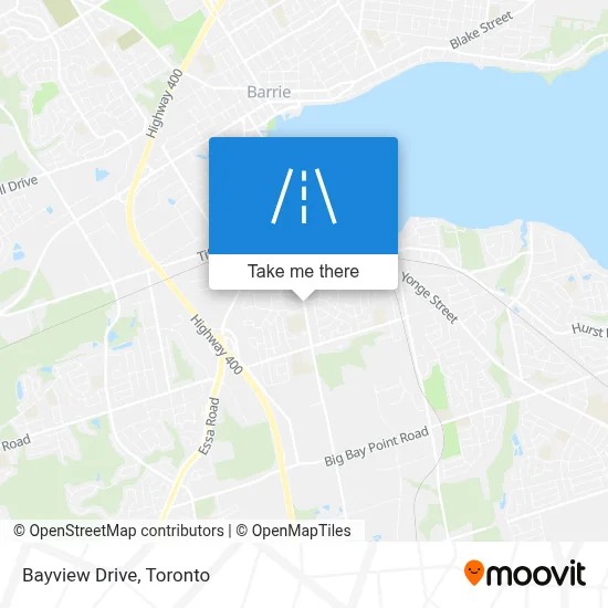 Bayview Drive map