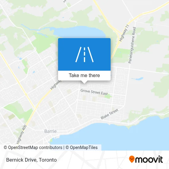 Bernick Drive map