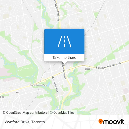 Wynford Drive map