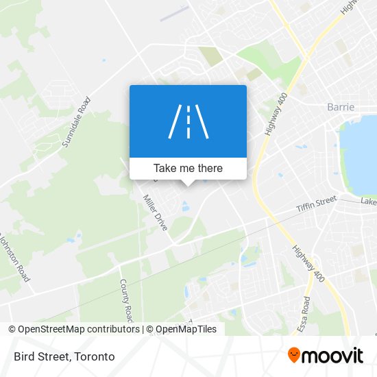 Bird Street map
