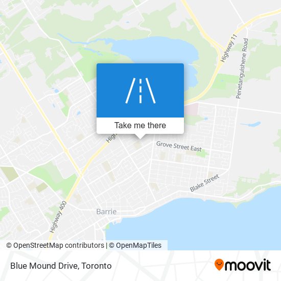 Blue Mound Drive map