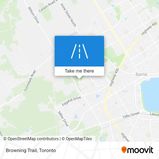 Browning Trail map