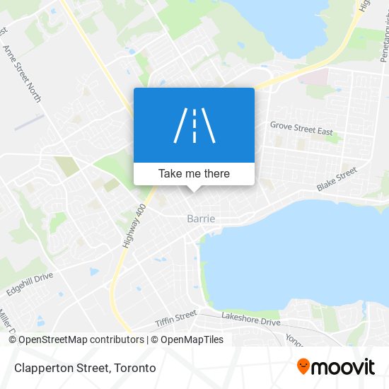 Clapperton Street map