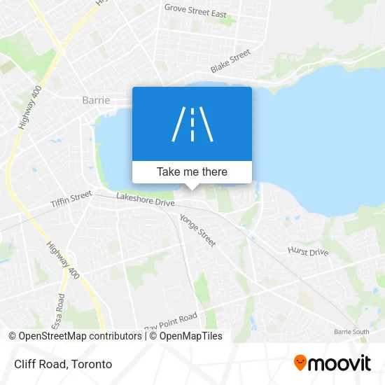 Cliff Road map