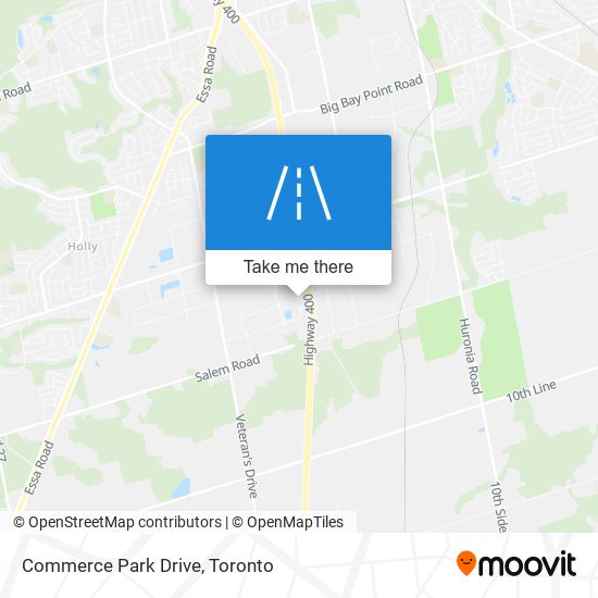 Commerce Park Drive map