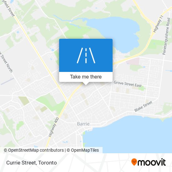 Currie Street map