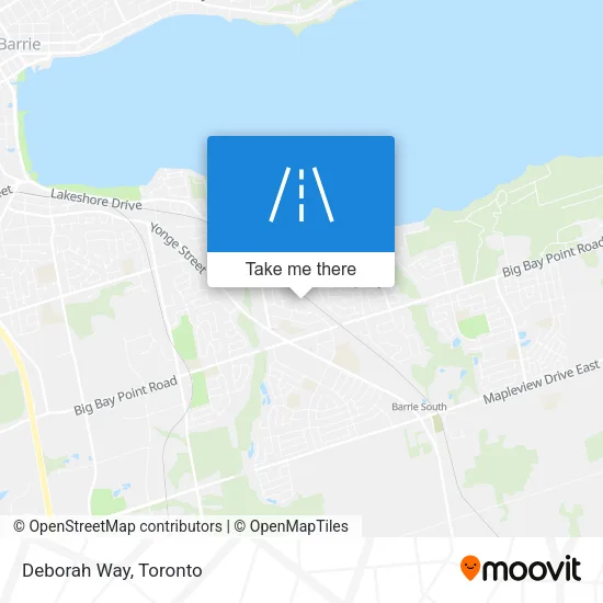 Deborah Way map
