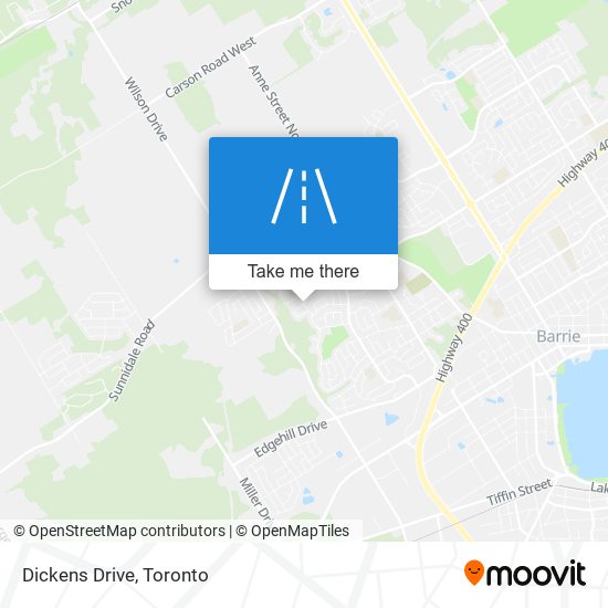 Dickens Drive map