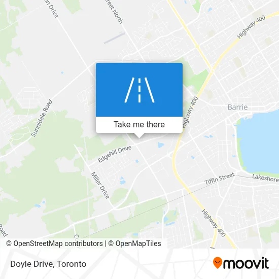 Doyle Drive map