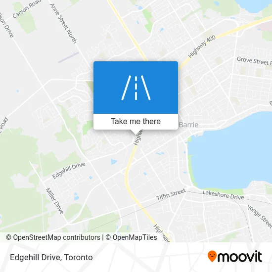 Edgehill Drive map