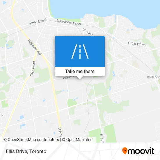 Ellis Drive map