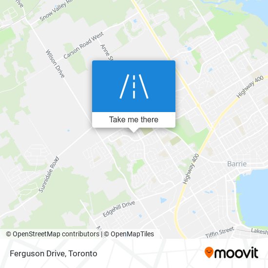 Ferguson Drive map