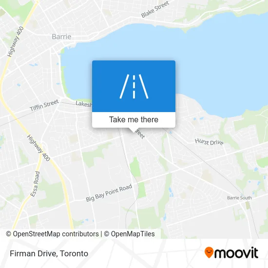 Firman Drive map