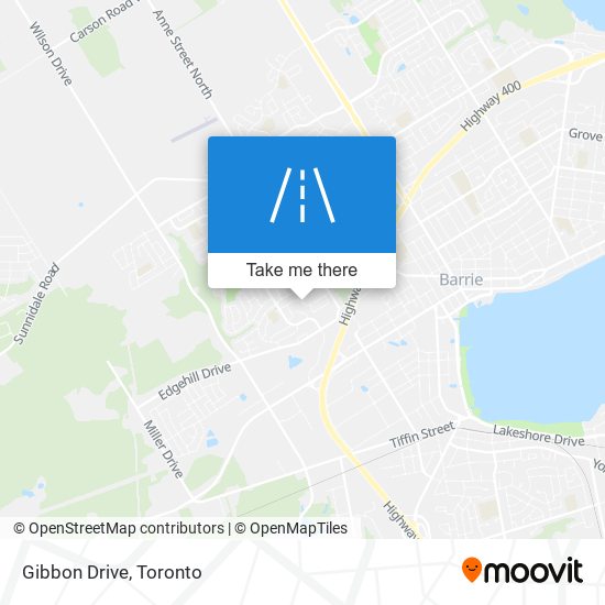 Gibbon Drive map