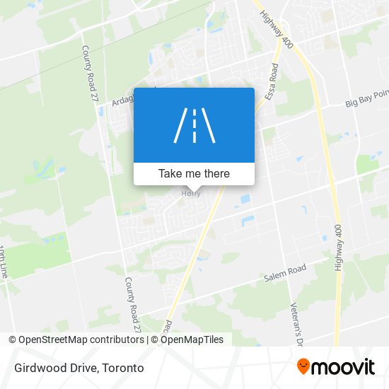 Girdwood Drive map