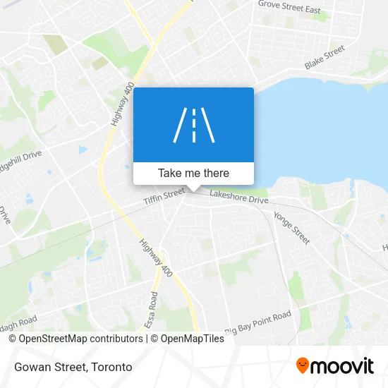 Gowan Street map