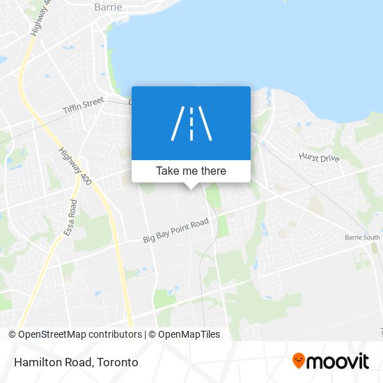 Hamilton Road map