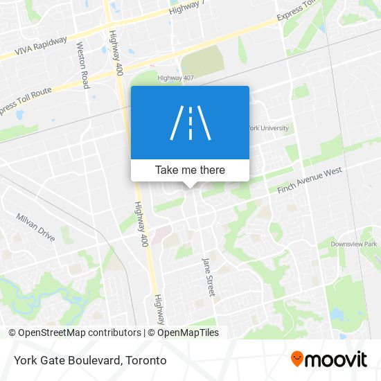 York Gate Boulevard plan