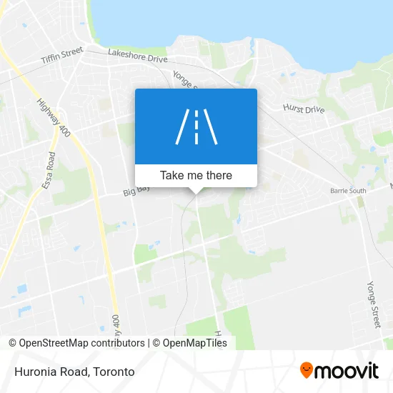 Huronia Road map